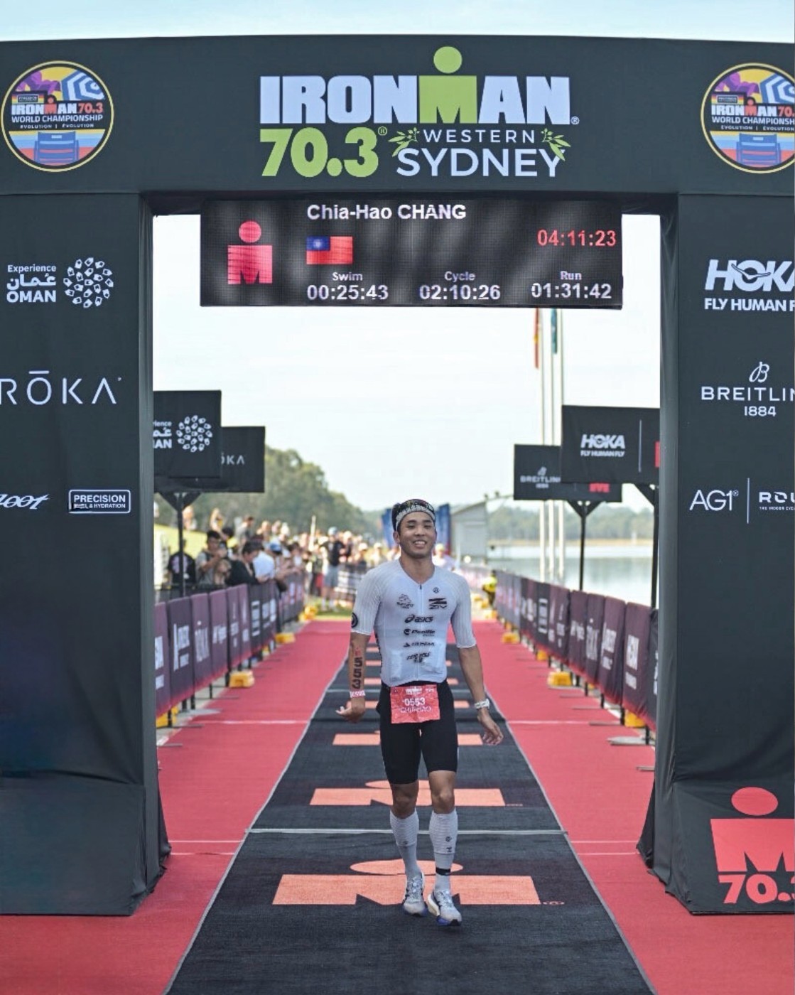 張家豪 IRONMAN Western Sydney 70.3 2026